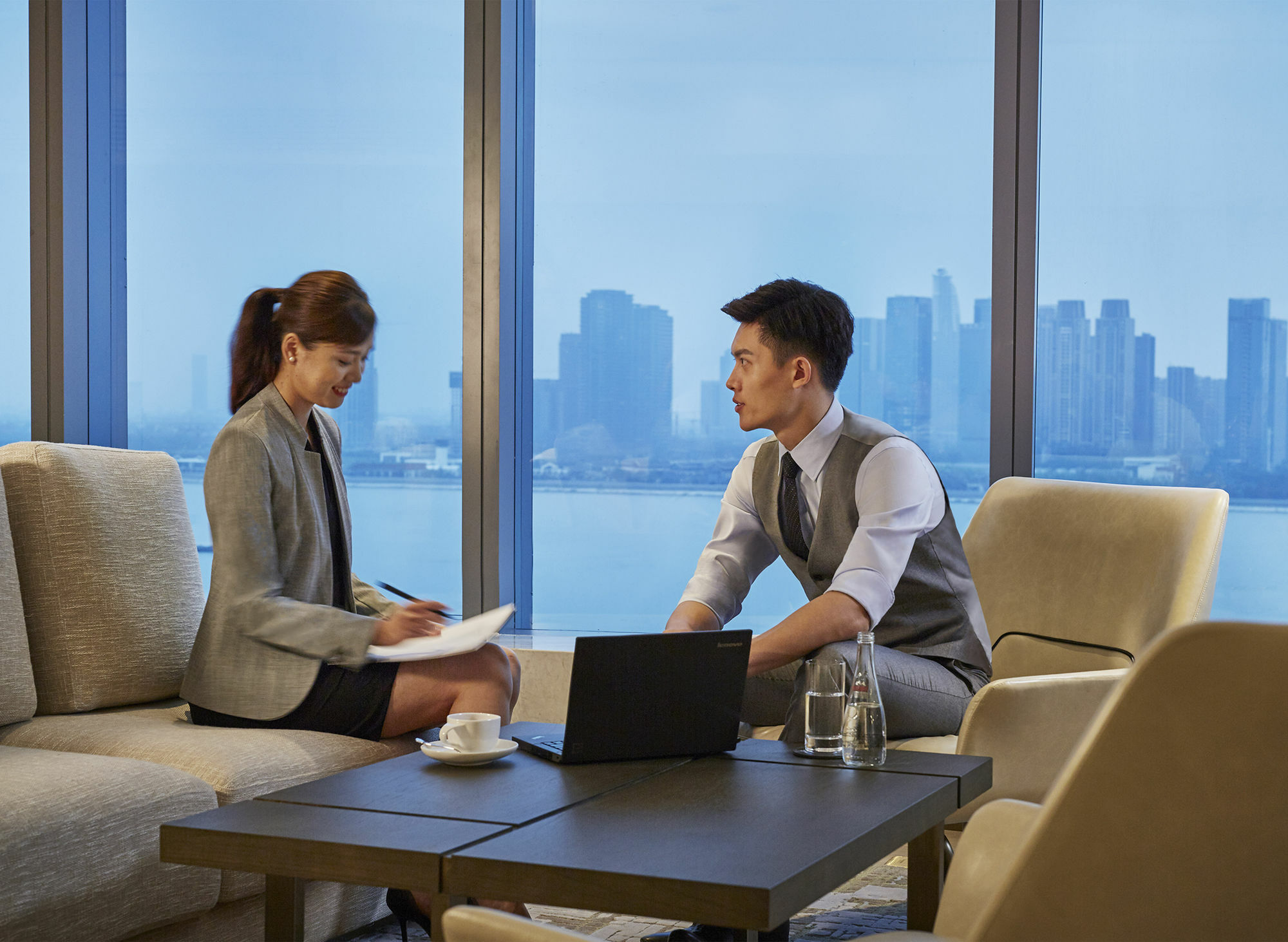 Hangzhou Marriott Hotel Qianjiang Экстерьер фото